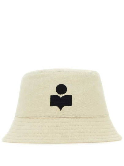 Haley Embroidered Logo Bucket Hat Ivory - ISABEL MARANT - BALAAN 2