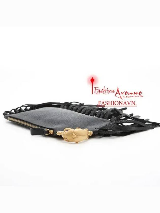 Taurus Clutch Stampa Alce GWB00717AVSF03 0NO Black - VALENTINO - BALAAN 4