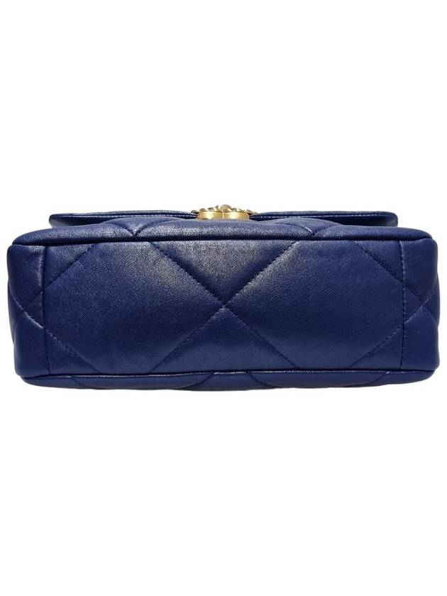 Women s AS1160 Blue Lambskin 19 Flap Shoulder Bag - CHANEL - BALAAN 5