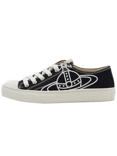 ORB Logo Low Top Sneakers Black - VIVIENNE WESTWOOD - BALAAN 2