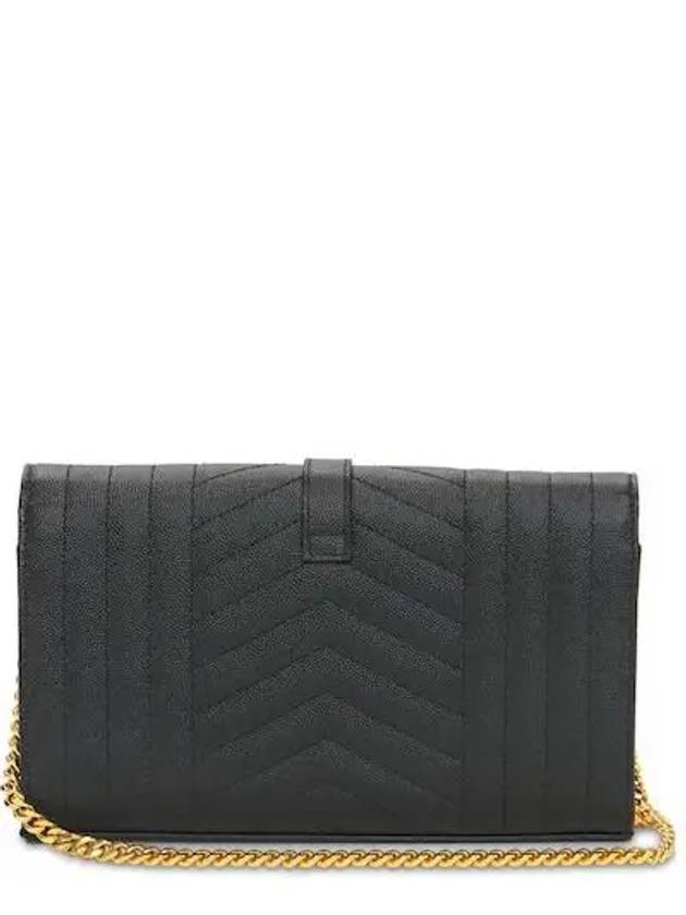 Cassandre Monogram Chain Cross Bag Black - SAINT LAURENT - BALAAN 6