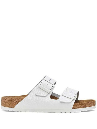 Arizona Leather Slippers White - BIRKENSTOCK - BALAAN 1