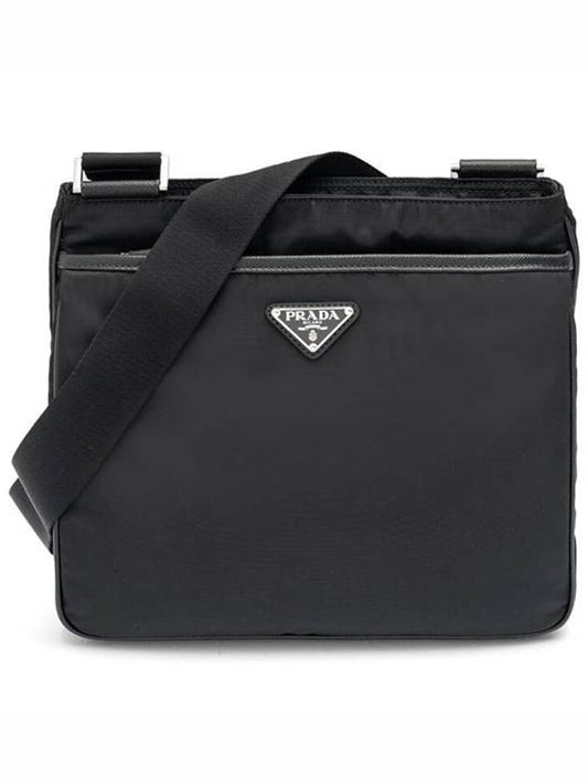 Pocono Saffiano Messenger Bag Black - PRADA - BALAAN 2
