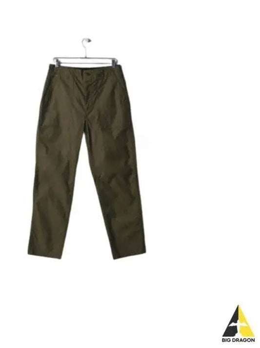 Fatigue Pant Olive CP Weather Poplin 23F1F004 NQ277 EU001 Fertig Pants - ENGINEERED GARMENTS - BALAAN 1