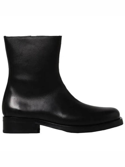 Zipper Camion Leather Ankle Boots Black - OUR LEGACY - BALAAN 2