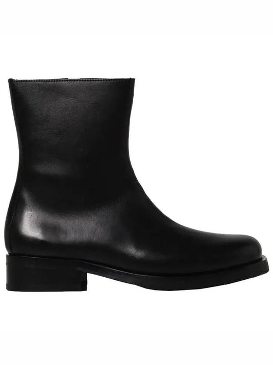 Camion Black Leather Zipper Ankle Boots - OUR LEGACY - BALAAN 2