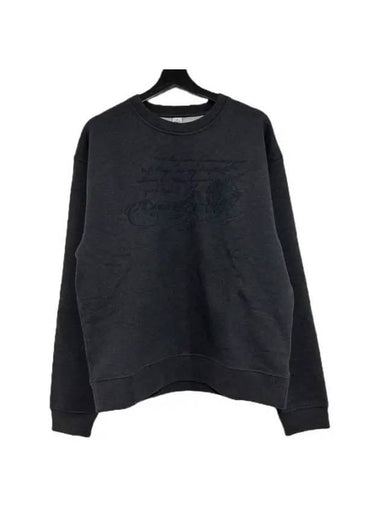 R23JRL74 002708 Scritto embroidered sweatshirt gray Berluti - BERLUTI - BALAAN 1