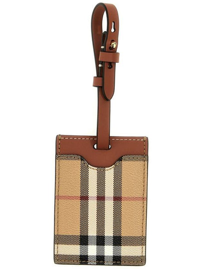 Check Luggage Tag Beige - BURBERRY - BALAAN 2