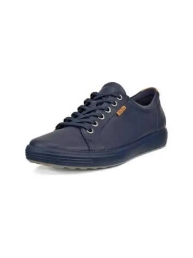 Soft 7 Low Top Sneakers Marine Blue - ECCO - BALAAN 2