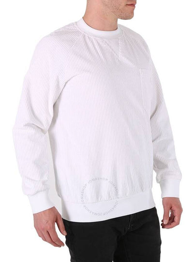 Kway Men's White Zahara Cotton Sweatshirt, Size Small - K-WAY - BALAAN 2