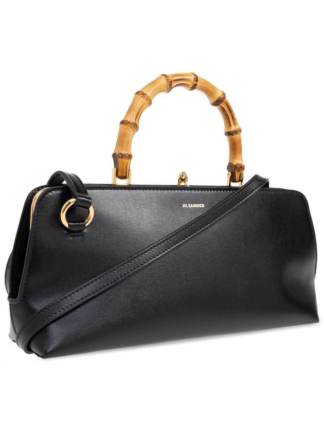 Goji Top Handle Tote Bag Black - JIL SANDER - BALAAN 5