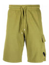 Men's Lens Patch Cargo Shorts Green - CP COMPANY - BALAAN 2