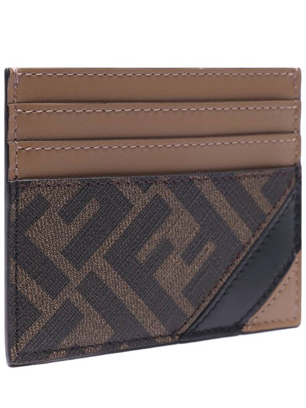 FF Logo Card Wallet Brown - FENDI - BALAAN 4