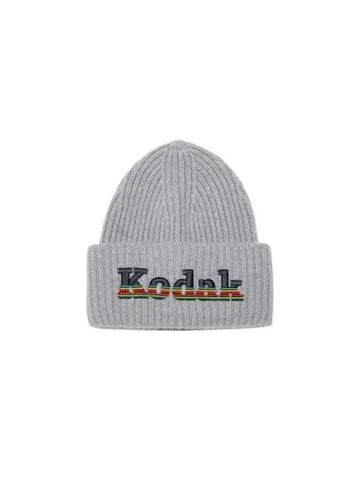 KODAK Apparel Rainbow Wool Blend Beanie GRAY - KODO - BALAAN 1