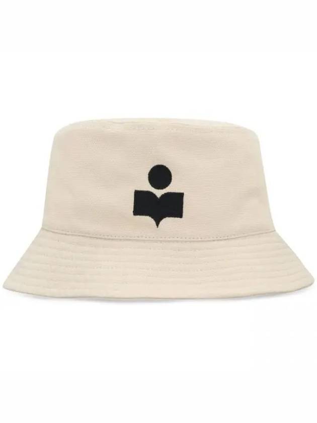 Haley Embroidered Logo Bucket Hat Ivory - ISABEL MARANT - BALAAN 2