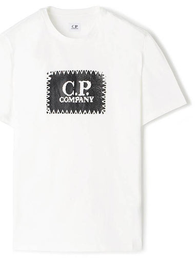 CP Company chest logo patch short sleeve 12CMTS042A - CP COMPANY - BALAAN 1