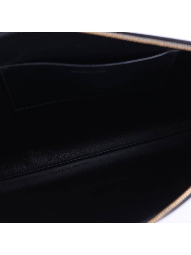 Black logo strap large clutch bag - BALENCIAGA - BALAAN 9