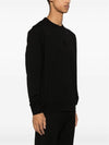 Metropolis Series Stretch Fleece Logo Sweatshirt Black - CP COMPANY - BALAAN 4