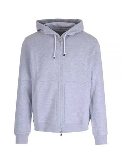 Zip-Up Hoodie Grey - BRUNELLO CUCINELLI - BALAAN 2