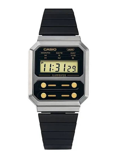 A100WEGG 1A2DF 1A2 Digital Square Vintage Retro Metal Watch - CASIO - BALAAN 1