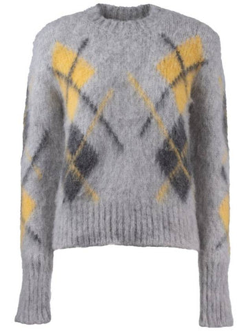 Roberto Collina Alpaca Argyle Sweater - ROBERTO COLLINA - BALAAN 1