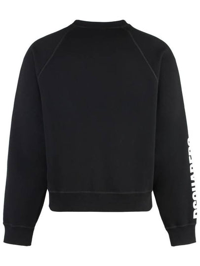 DSQUARED2 Cotton Crew-Neck Sweatshirt - DSQUARED2 - BALAAN 2