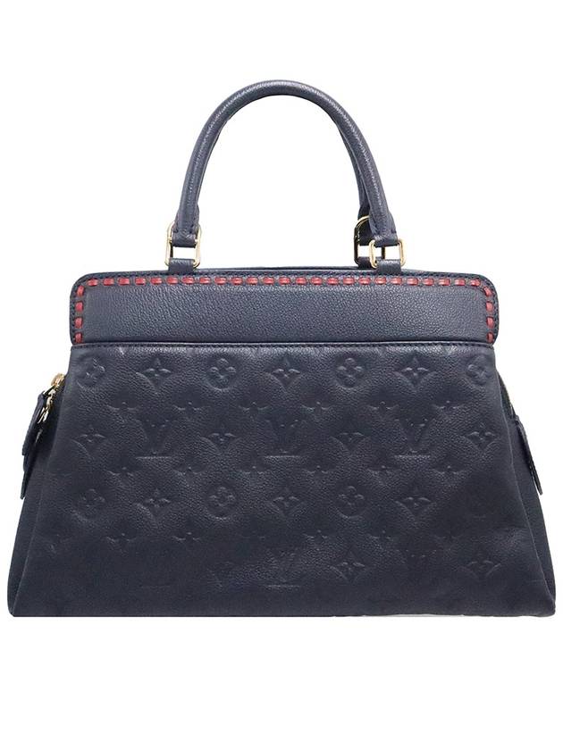 Women s Louis Vuitton M43738 Marine Rouge Monogram Empreinte VOSGES MM 2WAY gt bag Gangbuk used luxury goods - LOUIS VUITTON - BALAAN 4