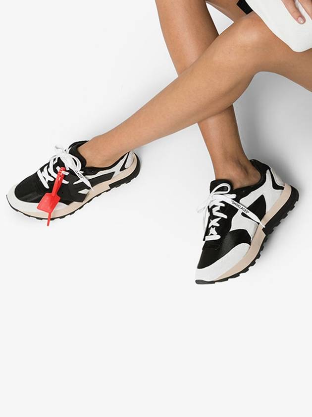 Arrow HG Runner Low Top Sneakers Black White - OFF WHITE - BALAAN 8