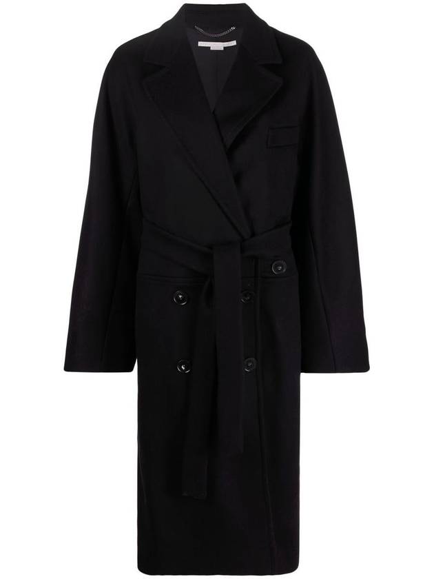 belted wool coat 660018SPB11 - STELLA MCCARTNEY - BALAAN 2