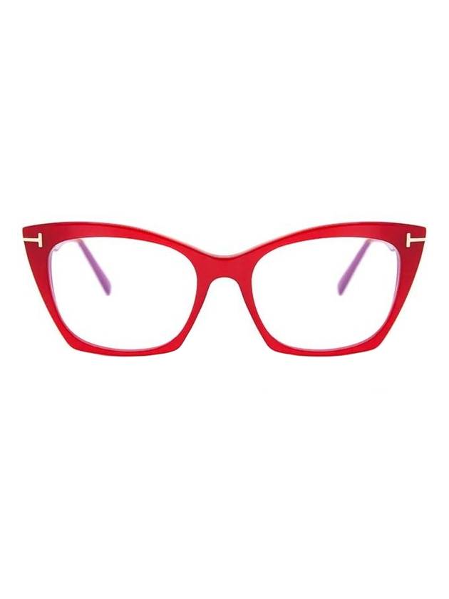 Eyewear Men's Cat Eye Plastic Glasses Shiny Fiery Pink - TOM FORD - BALAAN 1