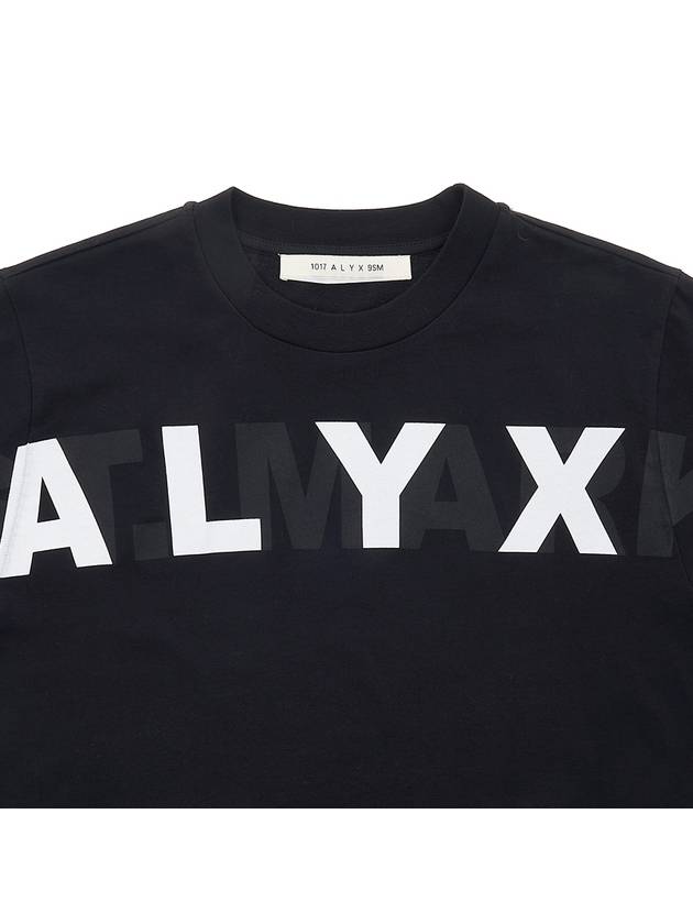 Invert Logo Short Sleeve T-shirt Black - 1017 ALYX 9SM - BALAAN 4