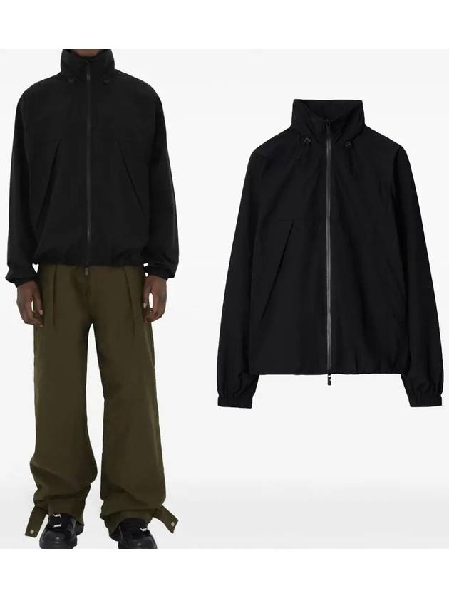 EKD Zip-Up Jacket Black - BURBERRY - BALAAN 2