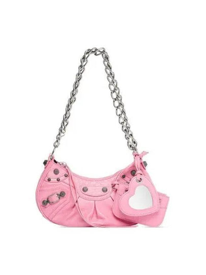 Women's Le Cagol XS Chain Shoulder Bag Pink - BALENCIAGA - BALAAN 2