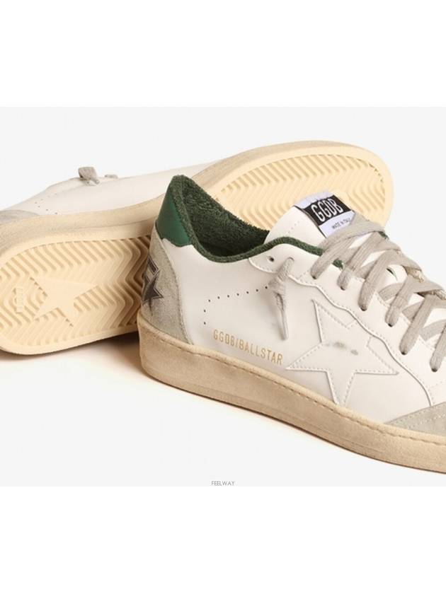 Ball Star Leather Low Top Sneakers White - GOLDEN GOOSE - BALAAN 4