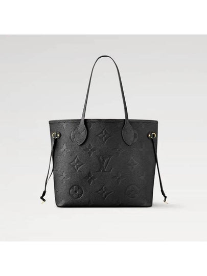 Neverfull MM Monogram Empreinte Tote Bag Noir - LOUIS VUITTON - BALAAN 2