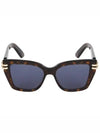 Shiny Gradient Square Sunglasses Black - DIOR - BALAAN 2