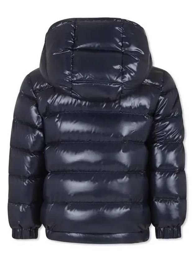 Moncler Kids 6 10 NEW AUBERT Three Stripes Hooded Down Jacket Navy - MONCLER - BALAAN 3