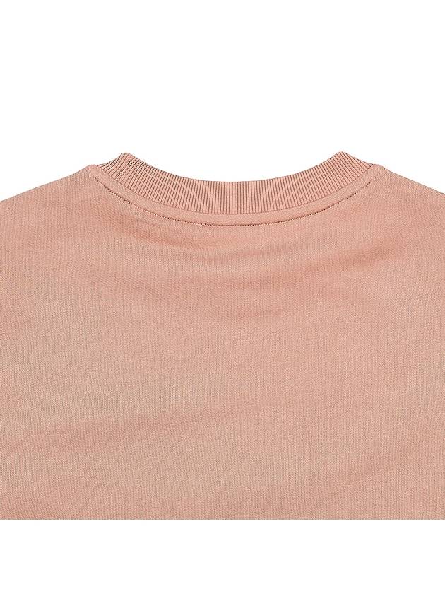 Logo Print Cotton Sweatshirt Rose - A.P.C. - BALAAN 8