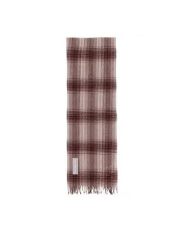 Resolution Check Wool Scarf Brown - OUR LEGACY - BALAAN 1