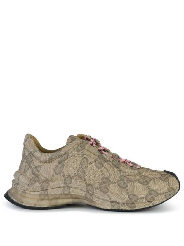 Run Low Top Sneakers Beige - GUCCI - BALAAN 3