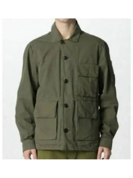 Microreps Diamond Peach Jacket Green - CP COMPANY - BALAAN.