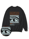 Of the Eye Vivid Orange Overfit Sweatshirt Black - MONSTER REPUBLIC - BALAAN 4