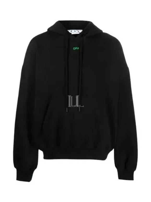 Alien Mush Drawstring Hoodie Black - OFF WHITE - BALAAN 2