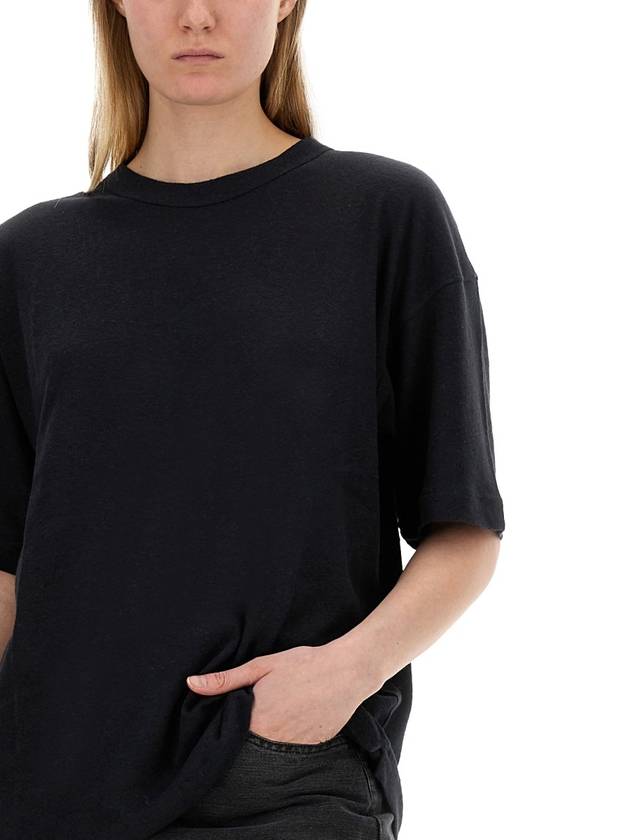 COTTON AND LINEN T-SHIRT - YMC - BALAAN 4