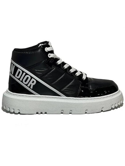 Quilted High Top Sneakers Black - DIOR - BALAAN 2