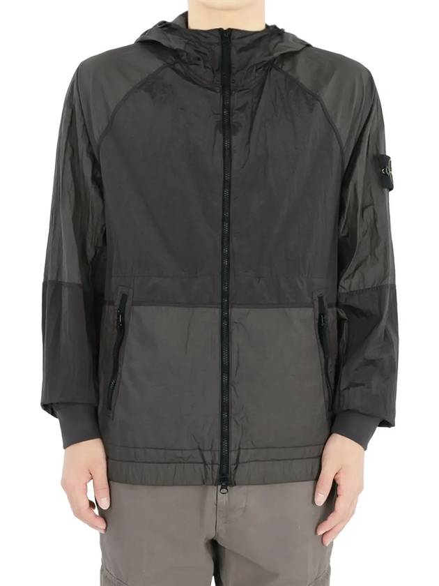 Nylon Metal Windbreake Charcoal - STONE ISLAND - BALAAN 4