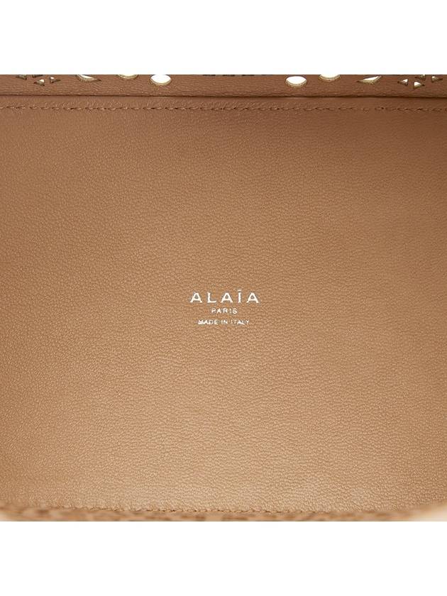 Mina 25 Circle Punching Mini Tote Bag Salmon - ALAIA - BALAAN 10