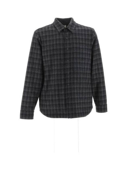 Check Long Sleeve Shirt Grey - ASPESI - BALAAN 2