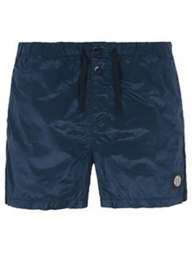 Logo Patch Nylon Metal Swim Shorts Avio Blue - STONE ISLAND - BALAAN 2