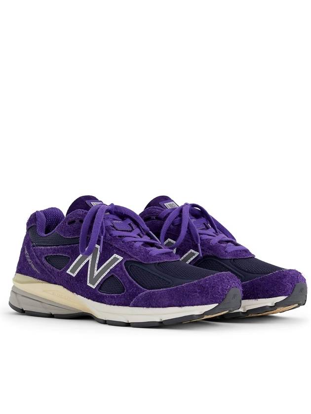 990v4 Made in USA Purple Suede - NEW BALANCE - BALAAN 3